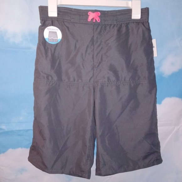 Water- reactive camo pattern Boy’s gray swim trunks - size 18/20 - NEW - Picture 1 of 7